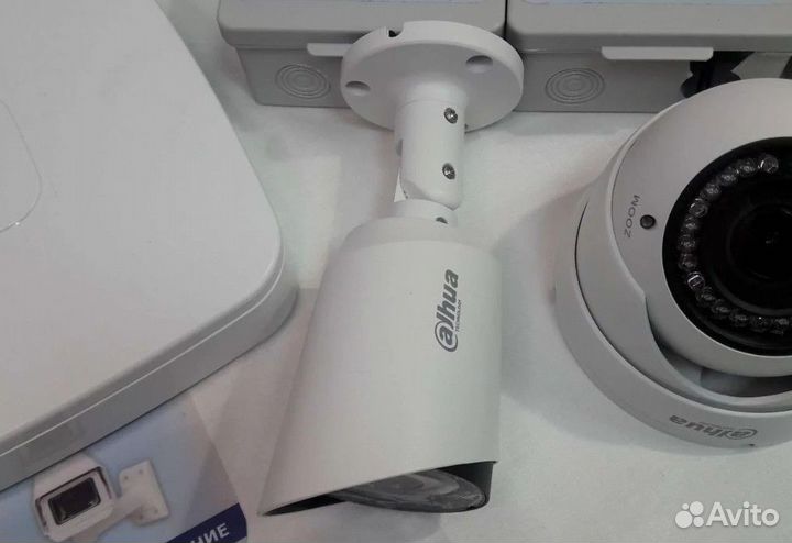 Комплект Видеонаблюдения уличные камеры