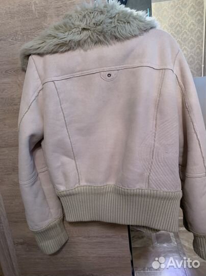 Замшевая куртка mango