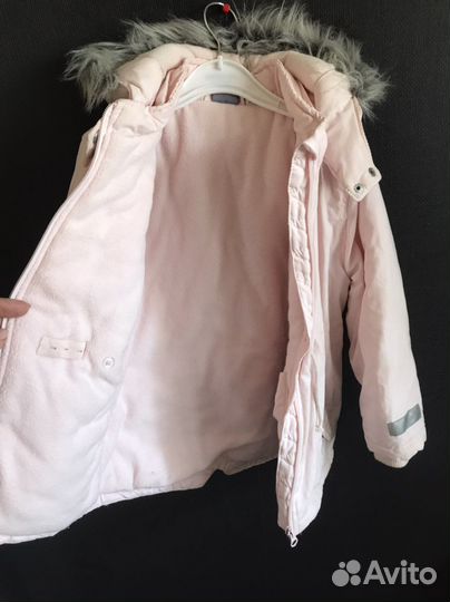 Куртка парка для девочки 110-120