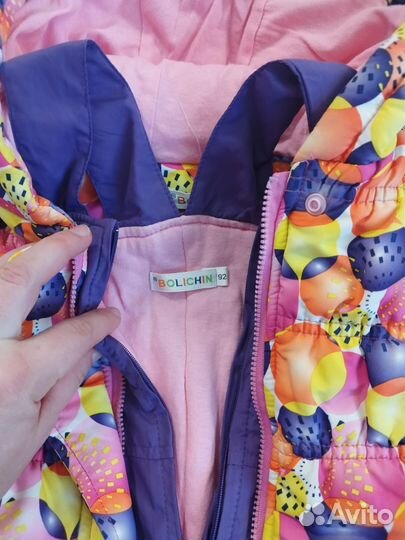 Куртка демисезон, одежда на девочку размер 80-98