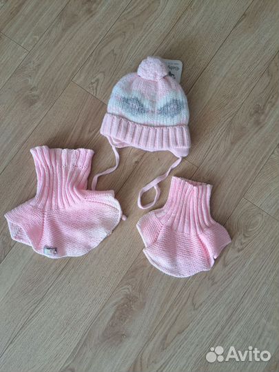 Комплект шапка, шарф 46-48