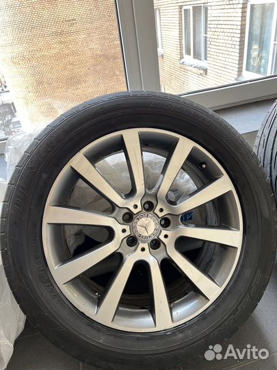 Колёса на mercedes GL r20 dunlop