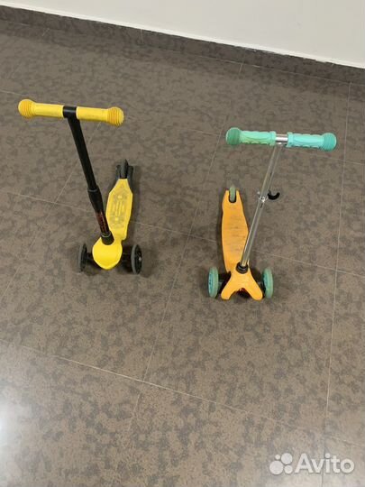 Самокат детский трехколесный бу