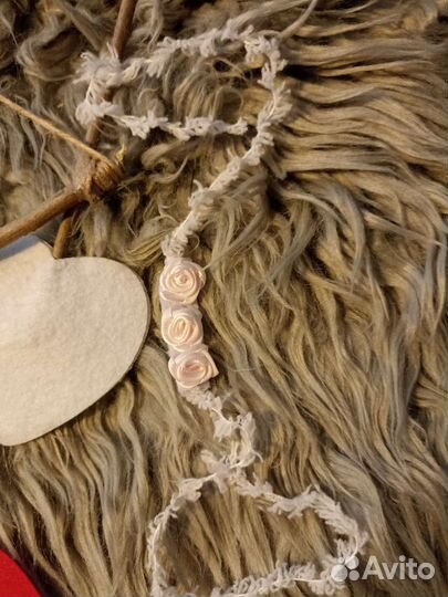 Крылья ангела детские. Гирлянда сердечки