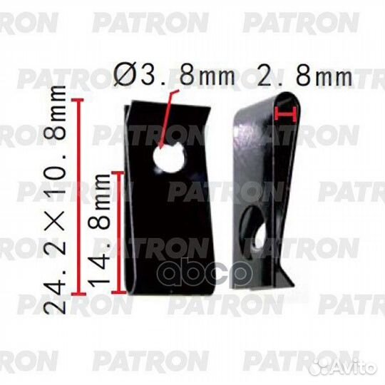 Вставка под винт Применяемость: Скоба под самор