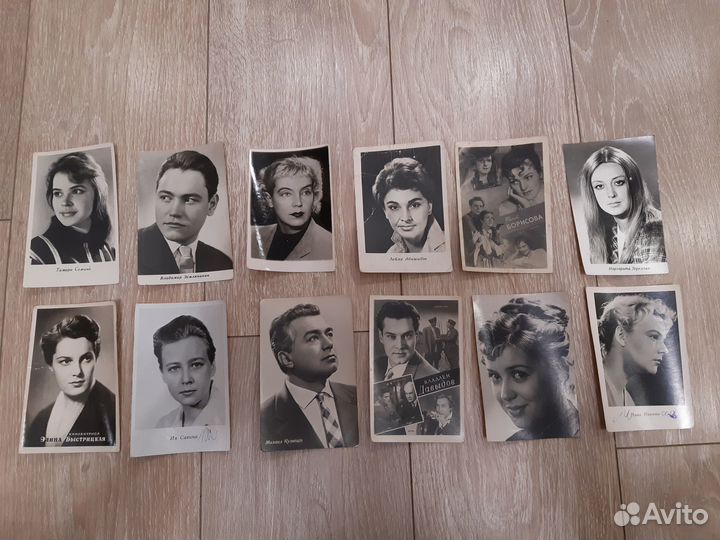 Открытки СССР Артисты Кино и Театра 109 Шт 60-е гг