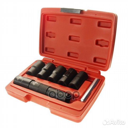 Набор головок для поврежденных болтов 9 пр. JT