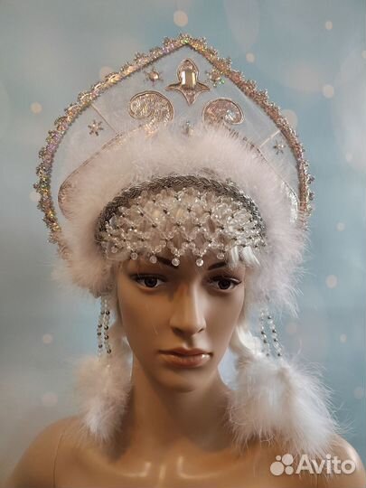 Кокошник Снегурочки 