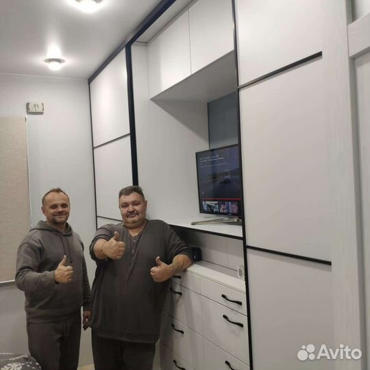 Шкафы, Шкафы-купе и Гардеробные на заказ, по досту