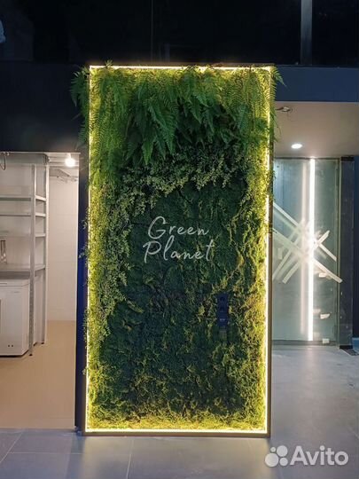 Картины из искусственных растений