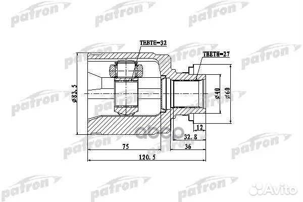 Внутр к-кт A:32, B:27, D:40, L:120 honda: CRV