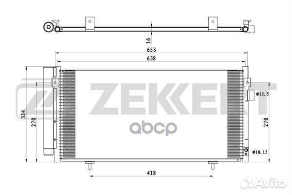 Радиатор конд. Subaru Forester (SH SJ) 08- Im