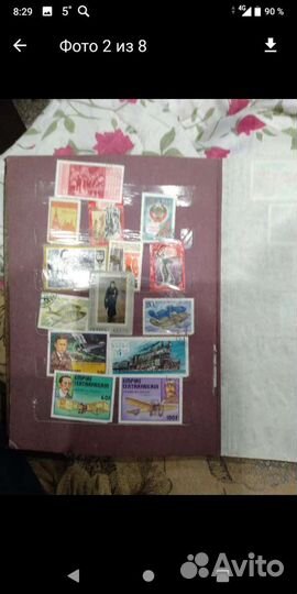 Коллекция марок СССР за вес ольбом