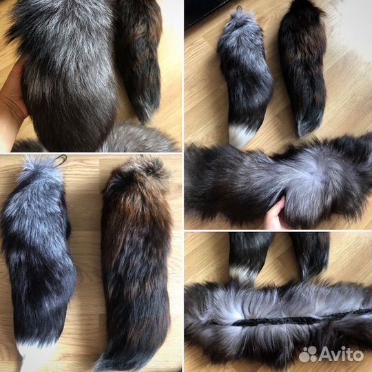 Опушка, Хвостики из чернобурки новые