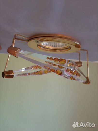 Точечные светильники с хрусталем Swarovski