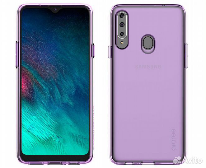 Оригинальные чехлы для Samsung A20s (Araree) 2 цв