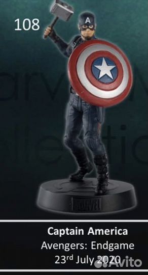 Комплект из двух фигурок (hella и капитан америка)