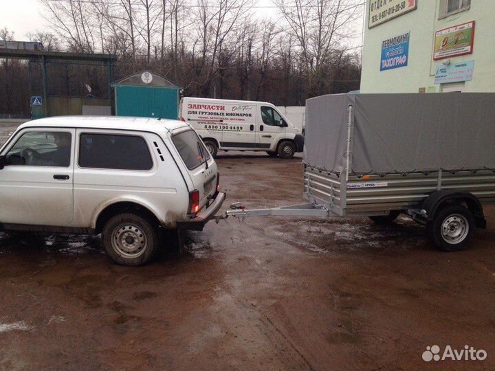 Автомобильный прицеп с тентом 128 см мзса 817701