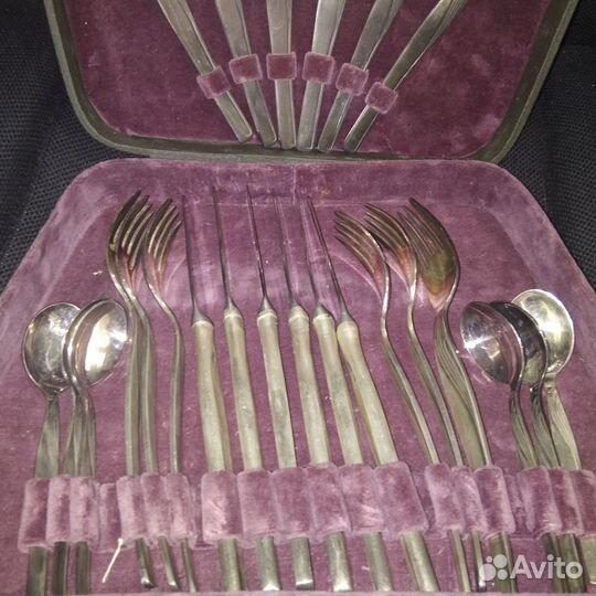 Набор столовый Мельхиор СССР Новы 24 предмета