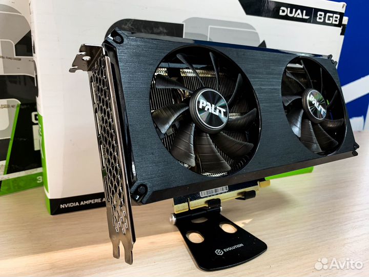 Видеокарта Palit GeForce RTX 3060 Ti Dual 8Gb