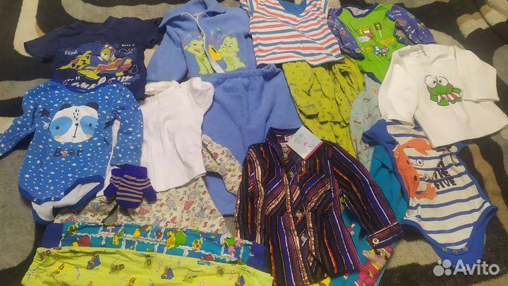 Детские вещи пакетом от 0 до года