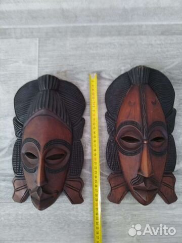 Африканские маски из дерева