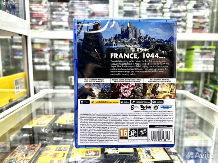 Sniper Elite 5 Ps5 Новый
