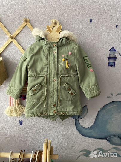 Куртка-парка для девочки Mothercare 86 демисезон