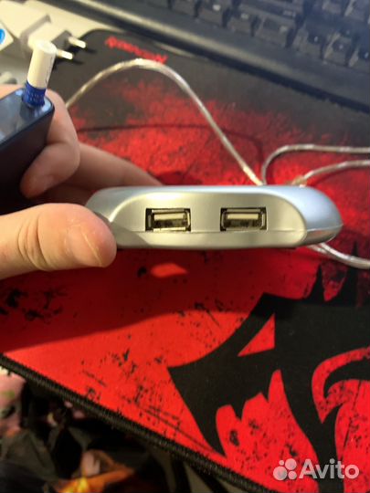 USB Hub на 4 порта с подогревом кружки