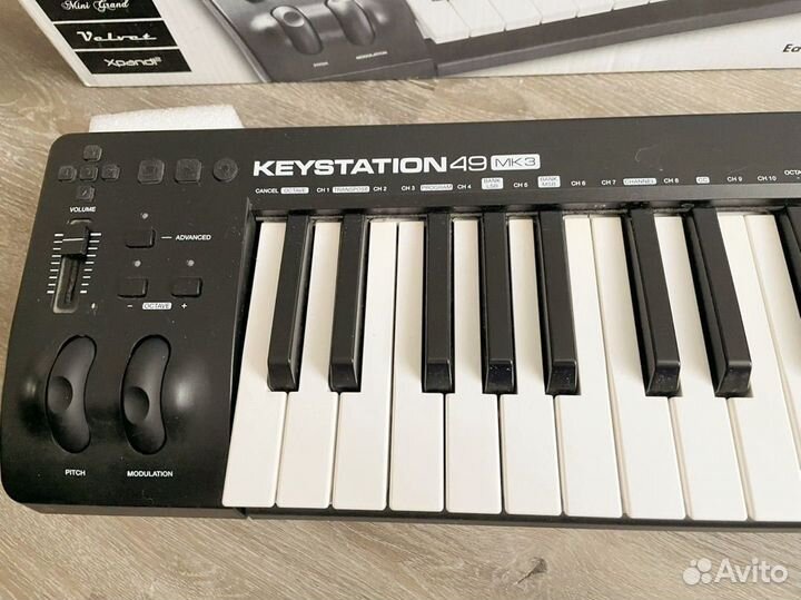 Midi клавиатура m audio keystation 49 mk3