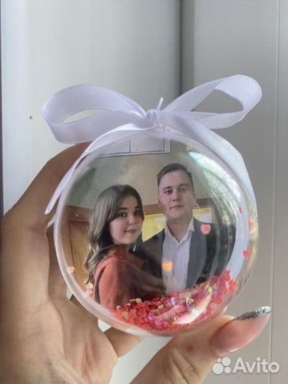 Новогодний шар с фото