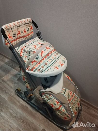 Коляска санки галактика 1