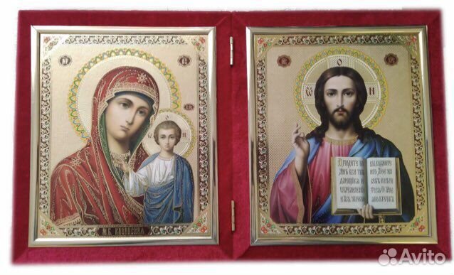 Складень Спаситель и Казанская