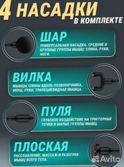 Массажёр для тела Massage Gun