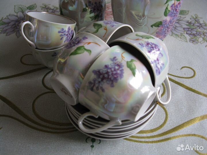 Дулевский кофейный сервиз на 6 персон