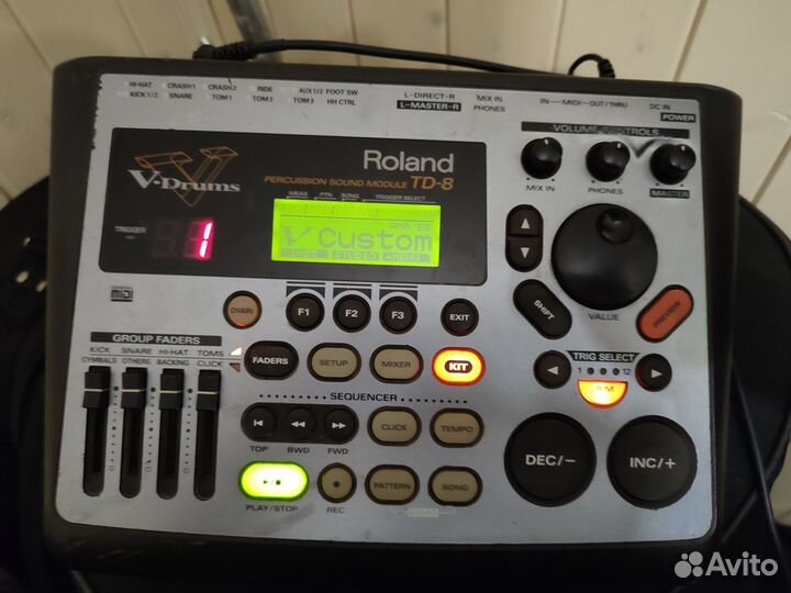Цифровой модуль барабанный.Roland TD 8.Japan