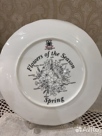 Тарелка декоративная англия