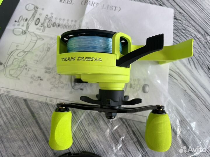 Катушка Зимняя Jig It Team Dubna V S G2 lime