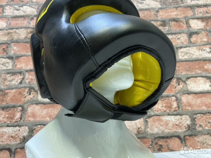 Шлем с защитой носа Эверласт Элит - кож/зам