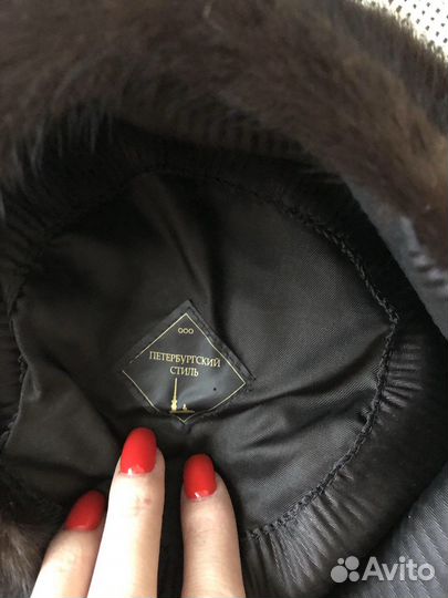 Берет норковый