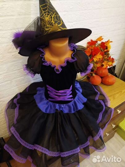 Костюм ведьмы на девочку