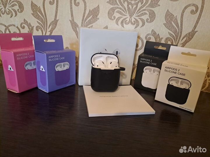Airpods 2 Premium + чехол