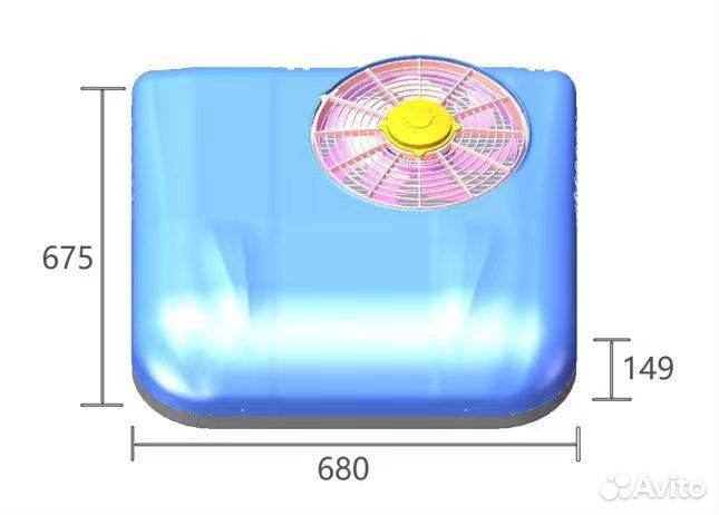 Кондиционер на крышу газель