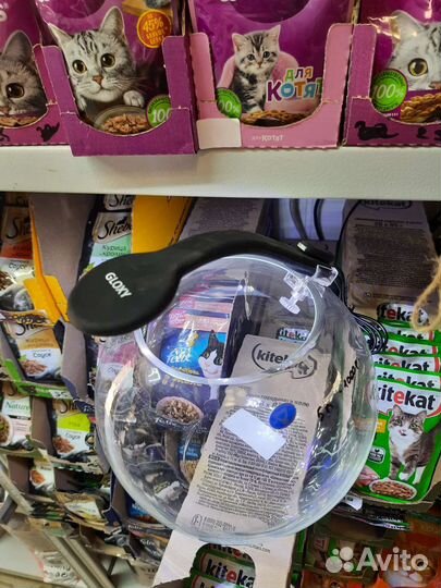 Круглый аквариум, корм, террариум, фильтр