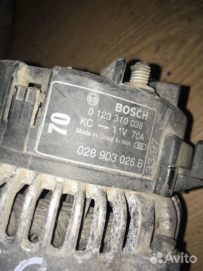 Генератор 028903026B 1.9tdi 70A