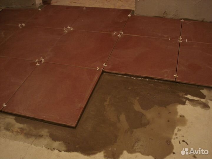 Укладка плитки + ремонт ванной под ключ Плиточник