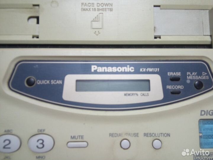 Факсимильный аппарат/Факс Panasonic KX-FM131RS