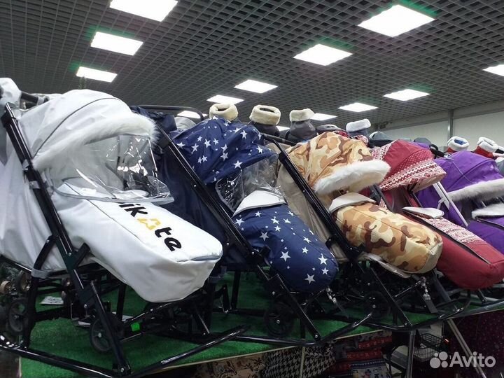 Санки коляска для детей новые