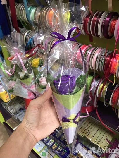 Букет из мыла