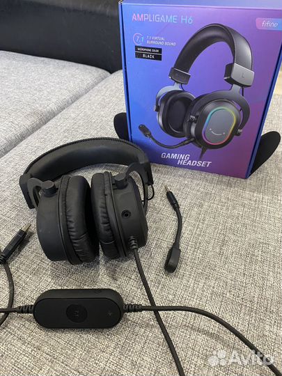 Игровые наушники с микрофоном